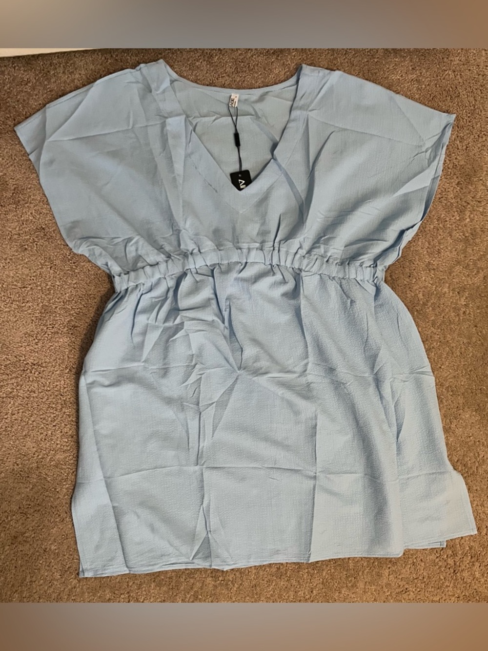 Aimage light blue swimsuit cover-up or beach dress